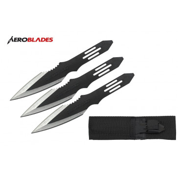 5.5" Set of 3 Thunderbolt Throwing Knives