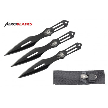 5.5" Set of 3 Spider Throwing Knives