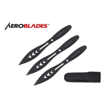 9" Set of 3 Blackwater Throwing Knives