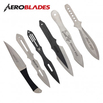 THROWING KNIFE SET OF 6 9"