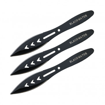 6.5" Set of 3 Blackwater Throwing Knives