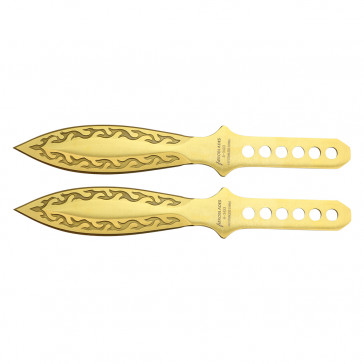 9" 2pc Set Gold Blade Thrower