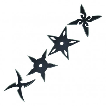 Black Throwing Stars