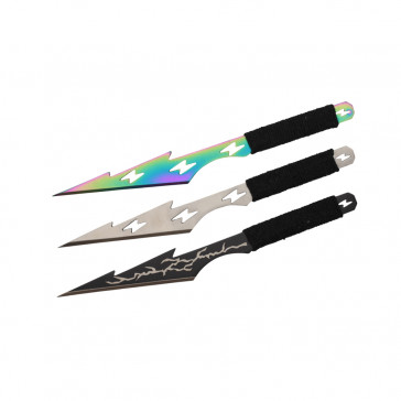 Set of 3 Assorted Thunderstorm Throwing Knives