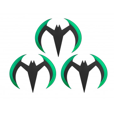 3PC Green Batarang