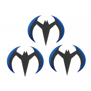 3PC Blue Batarang