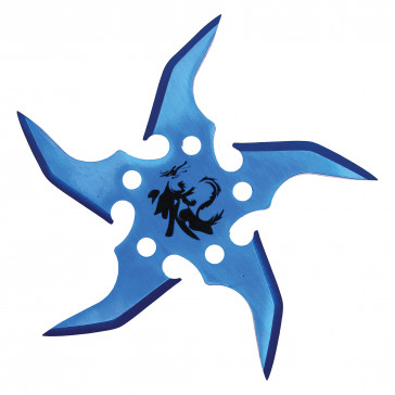 4" Blue Single Throwing Star