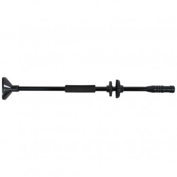 18" Single Piece Aircraft Aluminum BLACK Blowgun