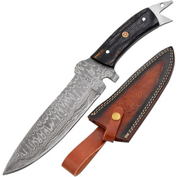 12" True Damascus (256-Layer) Knife