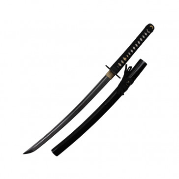 Wakizashi Handmade Katana Made From 1045 Carbon Steel Real Ray Skin Handle With Sword Bag And Certificate 