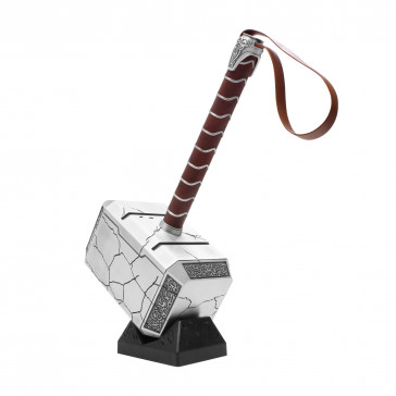 18" LED Replica Viking Lord 5lb Steel Mallet w/ Resin Stone Base