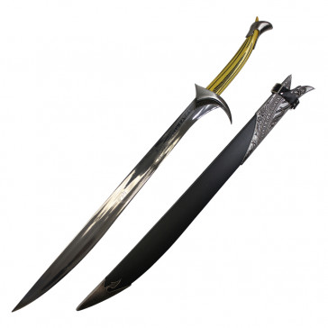 41" Fantasy Stainless Steel Replica Sword w/ Scabbard