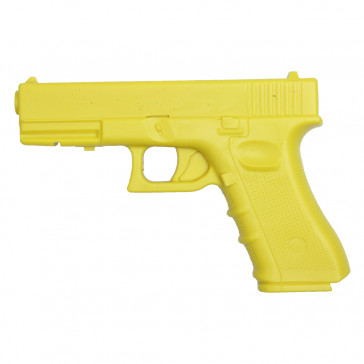 9" Polypropylene Yellow Rectangular Pistol