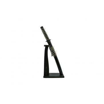 Miniature Katana  w/ Vertical Stand (Black)