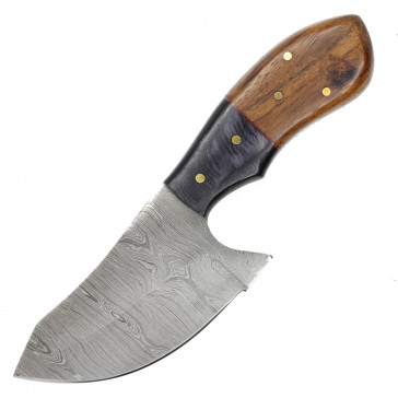 7.25" True Damascus (144-Layer) Knife w/ Walnut Wood Handle