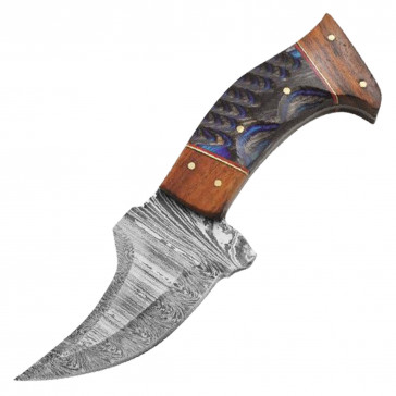 8.5" True Damascus (256-Layer) Skinner Knife