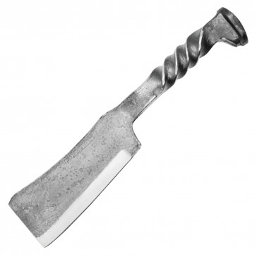 9" Hand Forged Railroad Spike Cleaver Knife