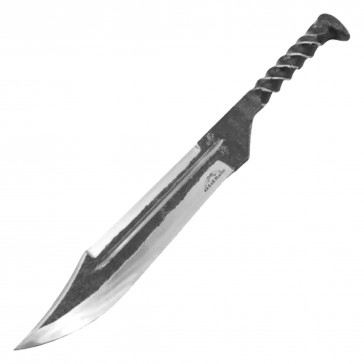 15.5" Hand Forged Railroad Spike Scythe Knife