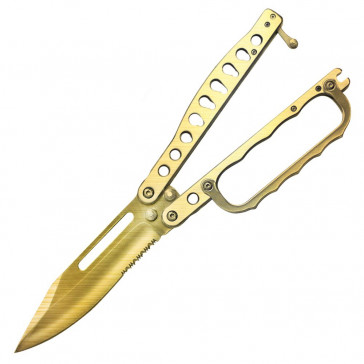 11" Gold Trench Knife