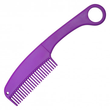7.5" Curved Purple Comb Knife