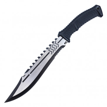 17” TWO TONE FIXED BLADE HUNTING KNIFE