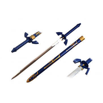 38.75" Blue Fantasy Sword w/ Gold Trimming