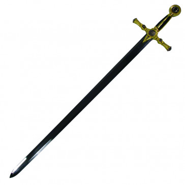 45" Green And Gold Masonic Sword