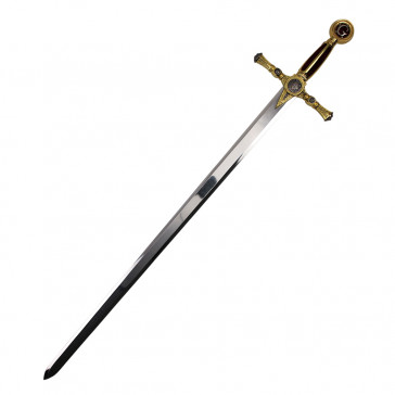 45" Red And Gold Masonic Sword 