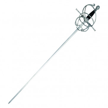 43" Rapier With Black Scabbard