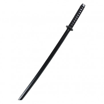 40" SAMURAI BLACK WOOD TRAINING SWORD BOKEN (CORD WRAPPED HANDLE)