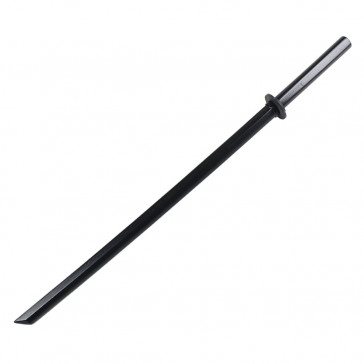 40" SAMURAI BLACK WOOD TRAINING SWORD BOKEN (NO HANDLE WRAP)
