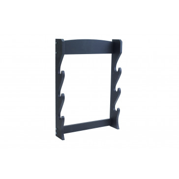 3 Piece Black Wooden Wall Stand