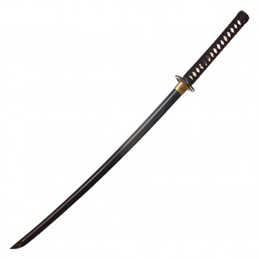41.5" Black Katana w / Black Electroplated Blade