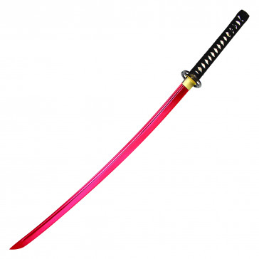 Hand Forged Carbon Steel Katana (Red)
