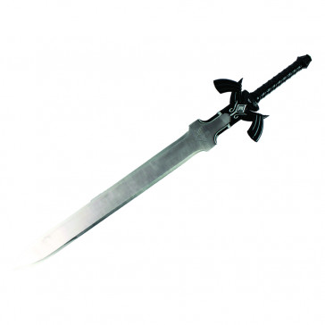 37.5" black hero sword with plaque