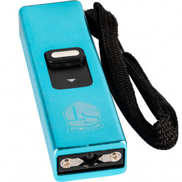 USB Keychain Blue Stun Gun Taser w/ LED Flashlight