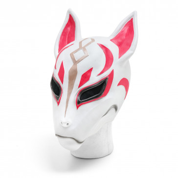 Rubber Latex Drift Fox Costume Mask