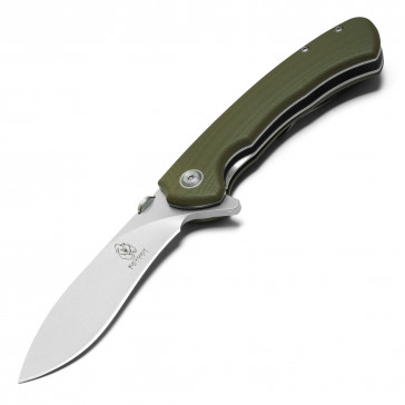 BUCKSHOT - 8.75" Green Textured D2 Pocket Knife