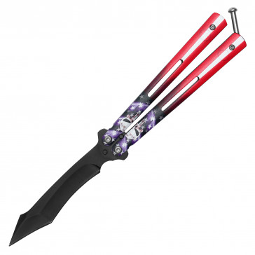 8.75" Punisher Butterfly Knife