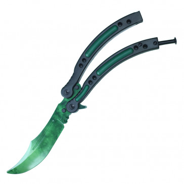 CS:GO BFK(Emerald) Green Blade & Black Handle