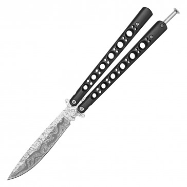 9.5" Butterfly Knife w/ Stainless Steel Handle