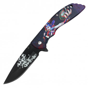 8" Joker Girl Pocket Knife