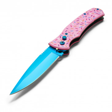 8.25" Sprinkle Donut Auto Knife