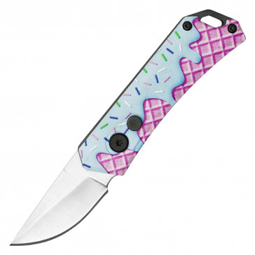 5.25" Micro Auto Ice Cream Waffle Push Button Knife - Sweet Treats Collection
