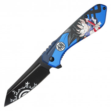 7.75" Blue Son Goku Pocket Knife