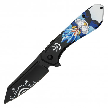 7.75" Super Saiyan Vegeta Pocket Knife