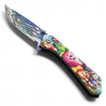 7.75" Assisted Open 3-D Printed Graphic Pocket Knife