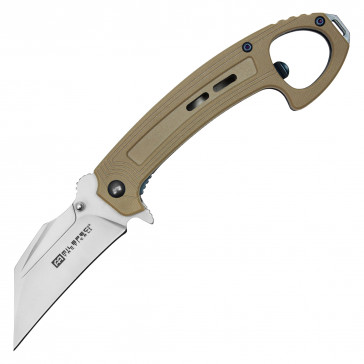 7.5"  MilSpec Tactical EDC Desert Pocket Knife