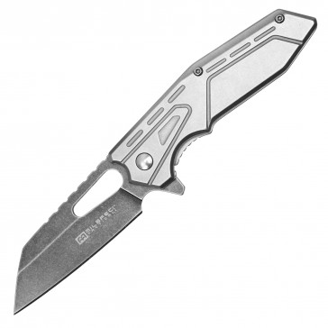 7"  MilSpec Tactical EDC Silver Pocket Knife