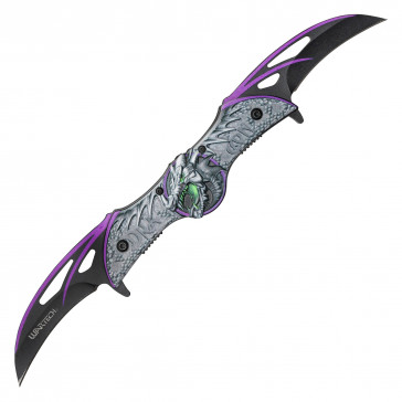 10.5" Wartech Dual Blade Dragon Pocket Knife